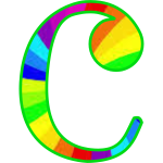Time Signature Common Time Rainbow Color